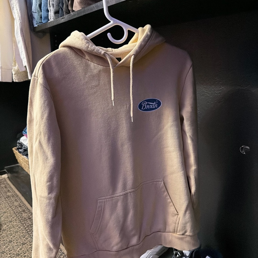 Brixton Tan Hoodie Sweater